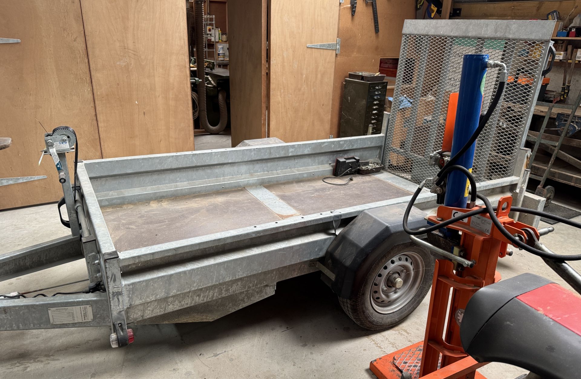 Heritage Trailers single axle Plant Trailer, 1500kg capacity, 2450mm x 1220mm bed size, with drop - Image 8 of 13