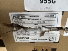 Brook Crompton 10 TDA100L2 3kw Electric Motor, 1400rpm, 230volts, single phase, boxed and unused (
