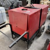Pramac P11000 single axle Generator Set, 11kva, year 2013, 5445hours, 3 x 240volts outlet (Location: