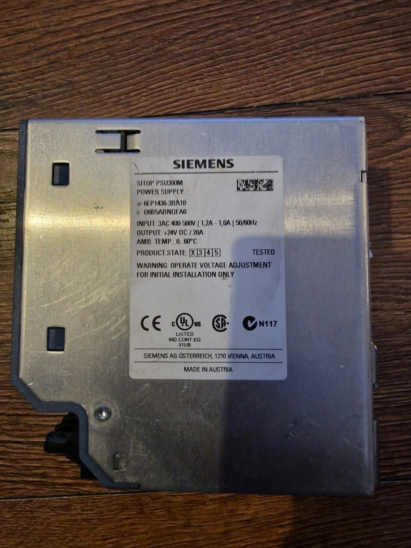 Siemens SITOP PSU300M Power Supply Unit 6EP14363BA10 (Location: St Helens) - Image 2 of 7
