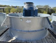 Halifax Fan 2240 224 HFJM/063/8/12/24° heavy duty Axial Fan, galvanised, 2240mm diameter, 730rpm,