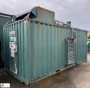 Containerised diesel Generator Set, 100kva, comprising PowerCo Systems KS100PE alternator, 100kva,