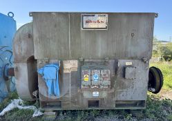 Brush NA500 M4 High Tension Motor, 741rpm, 11000volts, 1194kw, 8650kg weight (Location: Carlisle)