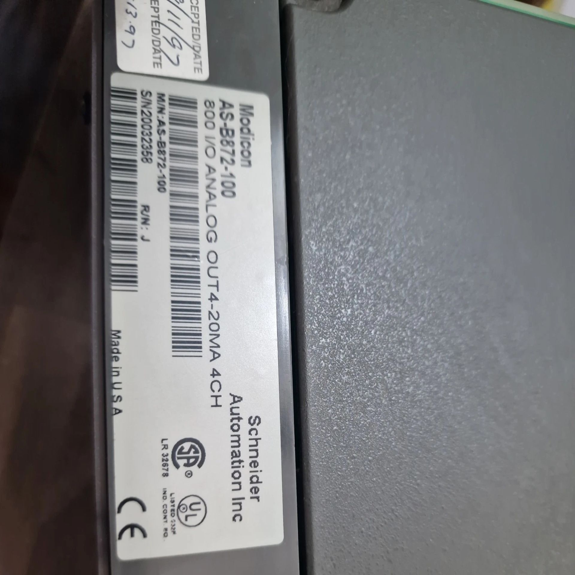 Schneider Electric Modicon AS-B872-100 Analog Output Module (Location: St Helens) - Image 7 of 9