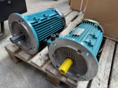 2 Brook Crompton 2.2kw Electric Motors, unused (Location: Carlisle)