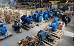 Annual Sale Unused/Used Process Plant, Motors, Pumps, Control Stocks, 6T Forklift, Generators, Compressors, Nissan Navara, JLG 120FT Boom Lift