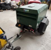 Doosan 7/20 single axle Trailer Compressor, max working pressure 8.6bar, year 2018, 870hours