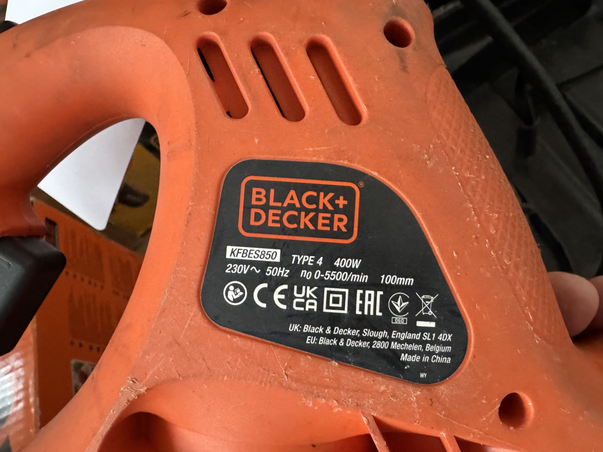 Black & Decker KFBES850 Power Saw, 240volts, with case - Image 3 of 5