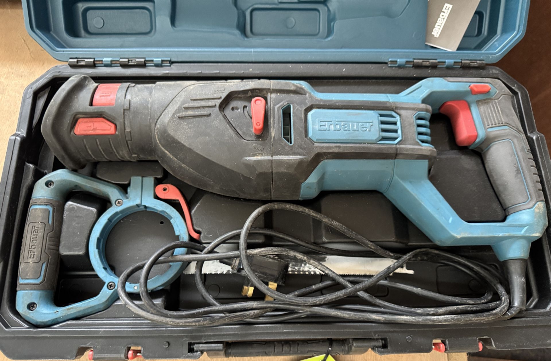Erbauer ERS 1100 Power Saw, 240volts, with case