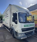 DAF 45.160 7.5tonne Box Van, 6000mm box length, with DEL tailift converted to cavity bead filling