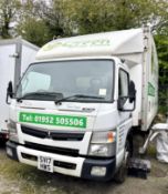 Mitsubishi Fuso Canter 7C18 Auto 7.5tonne Box Van, with Anteo tuck under tailift; Registration: SV17