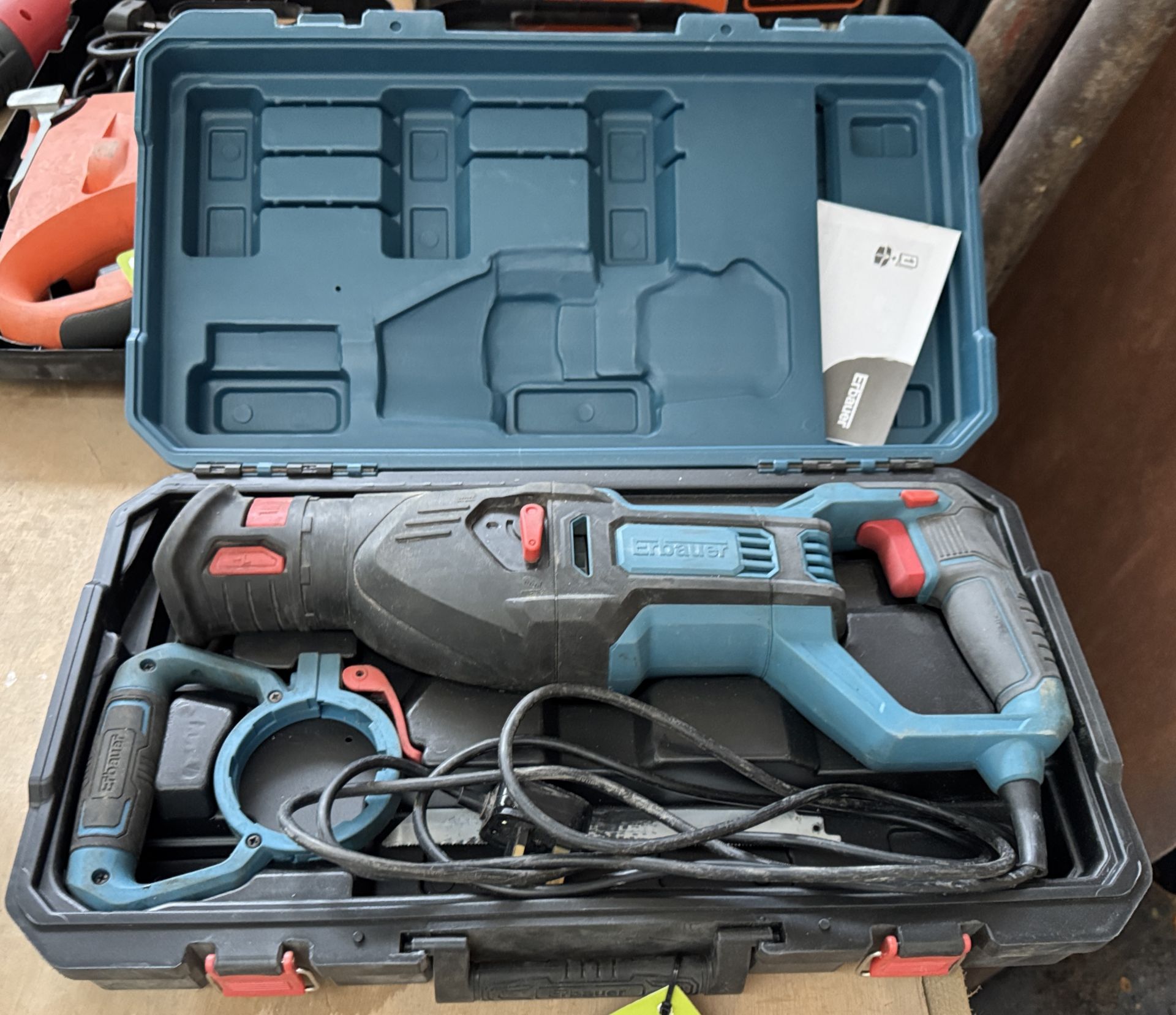 Erbauer ERS 1100 Power Saw, 240volts, with case - Image 2 of 6