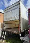 Demountable Box Body, 7.2m, with shutter door