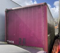 Box Body with barn doors, converted to bead storage container, 7.2m