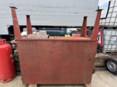 Steel diesel Tank, 1540mm x 620mm x 1200mm, excluding legs