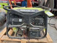 Bohmer-AG petrol driven Generator, 16HP engine, 2 220volt outlets (no wheels)