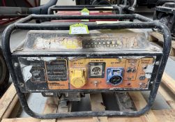Cradle mounted petrol Generator, 115volt and 230volt outputs, 7HP petrol engine