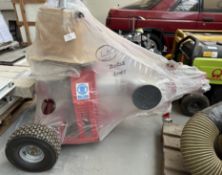SCH single axle Leaf Suction Unit, with Honda GX270 petrol engine, unused, with instructions and