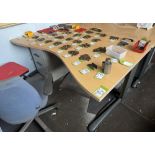 Office Table, 3-drawer Filing Cabinet and office Chair