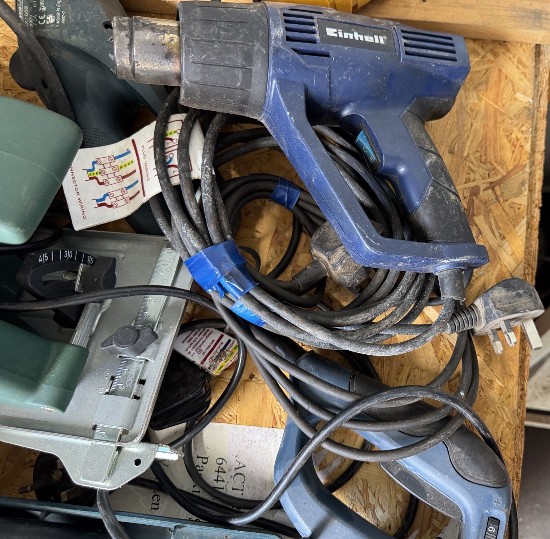 Orbital Sander, SDS Drill, 3 Heat Guns, 2 Angle Grinders and Circular Saw - Image 2 of 6