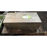 Steel Block, 17in x 6in x 8in, on trolley