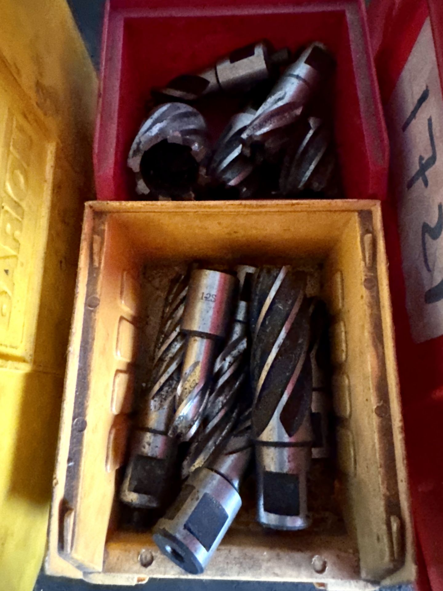 Quantity various Drill Bits and Milling Heads, to 4 Lin Bins - Image 3 of 8