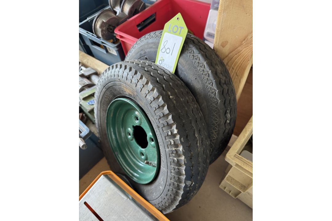 2 Gang Mower Wheels - Image 2 of 4