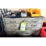 Quantity Nuts, Bolts, Drill Parts, Taps and Dies, to desktop drawers