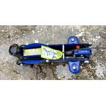 Hydraulic Car Trolley Jack (Location: Nr Slaithwaite)
