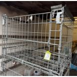 Galvanised steel Display Stillage, approx. 36in x 48in x 32in (Location: Nr Slaithwaite)
