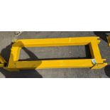 Section Pedestrian Barrier, yellow, approx. 500mm x 1400mm (Location: Huddersfield)