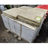 Approx. 64 ex-display Marshall Paving Slabs, 450mm x 450mm, to pallet (Location: Nr Slaithwaite)
