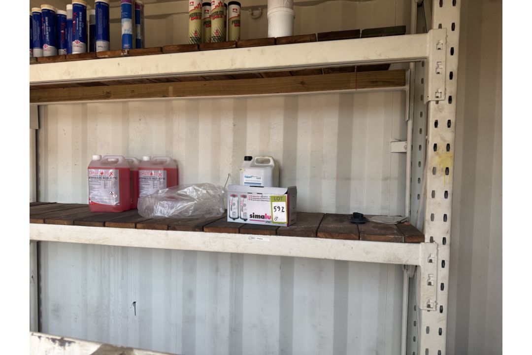 Container Drum Store converted 20ft shipping container, with double folding side doors, personnel - Image 13 of 18
