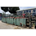 Active Tank, with 4 compartments, capacities 1150, 2620, 2835 and 800 gallons, 2 agitators, roof