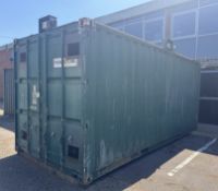 Containerised Site Compressor comprising Atlas Copco GA30+ packaged air compressor, 10.8bar,
