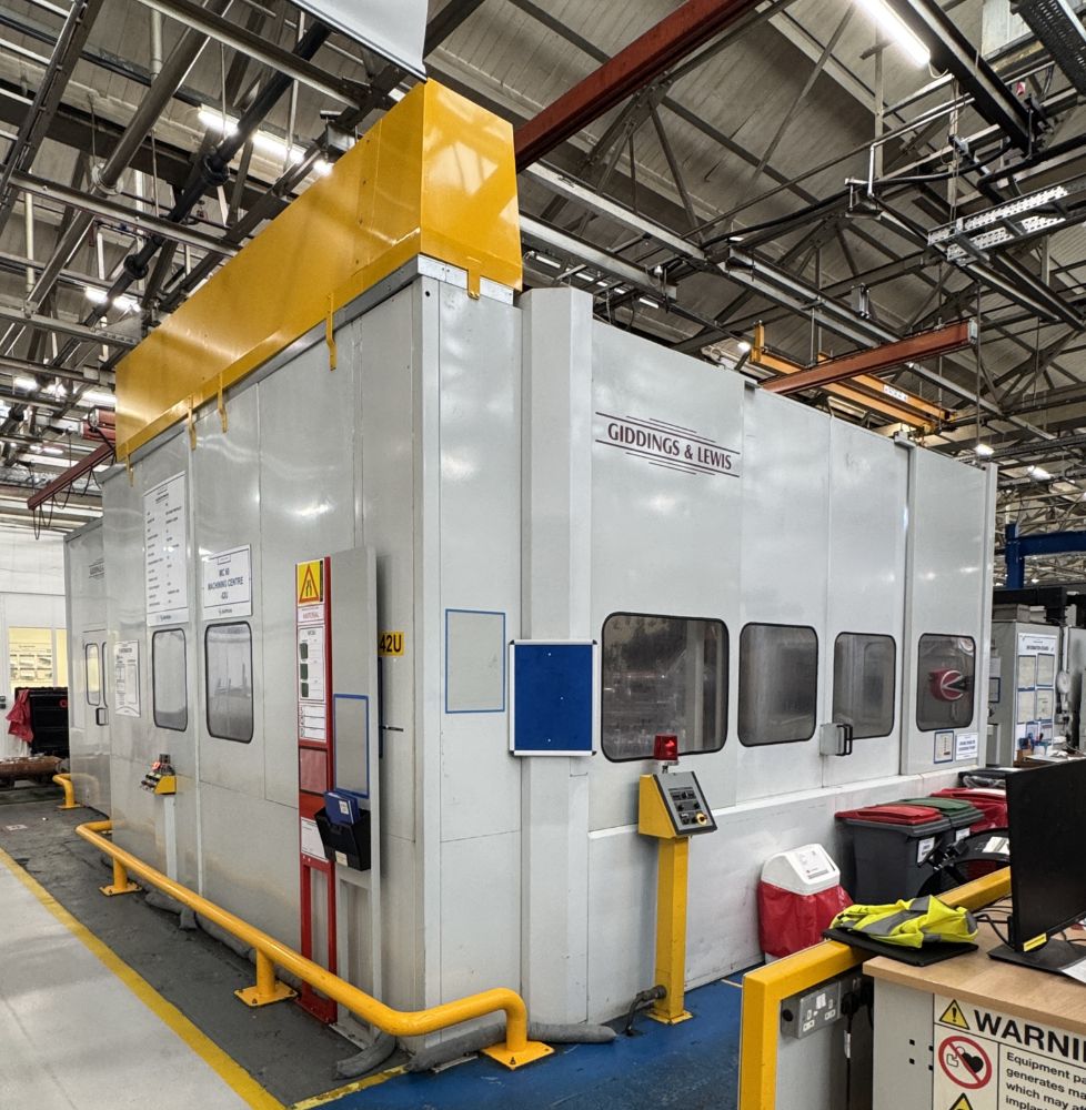Giddings & Lewis MC-60 Horizontal Boring Mill and Rambaudi Rammatic 1000 4-spindle Profile Mill from a Worldwide Aerospace Systems Manufacturer
