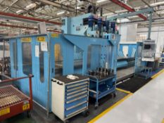 Rambaudi Rammatic 1000 4-spindle Profile Mill, year 1985, serial number RMM122, spindle taper