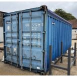 Open top 20ft Shipping Container (loose contents not included) (please note the buyer is responsible