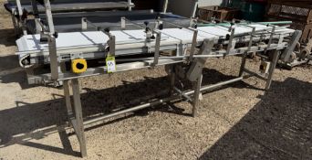 Dornur 2-section Flexi Conveyor, 435mm width, 3000mm length, 830mm height (please note this lot is