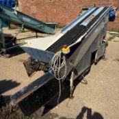 FB Sistem CDFB-25-DL 2-lane Inclined Conveyor, 380mm width, 3500mm length, 1800mm height,
