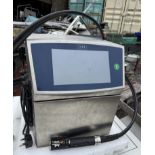 Linx 8900 Continuous Barcode Inkjet Printer, 240volts, with printing head (please note this lot is