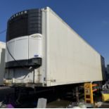 Gray and Adams tri axle insulated Trailer, with Carrier chiller, currently used as freezer,