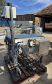 Stainless steel Conveyor Station (spares or repairs) (please note this lot is subject to a lift