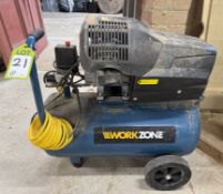 Workzone GPAC 2200 mobile receiver mounted Compressor, 240volts (Lot Location: Halifax, West
