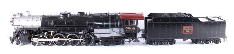 Sam Hong Sa Spur 0 amerik. Dampflokomotive der CB&Q RR