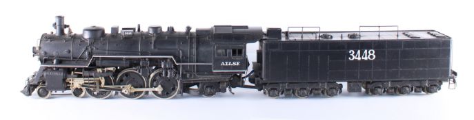 Spur 0 amerik. Dampflokomotive der A.T.&S.F.