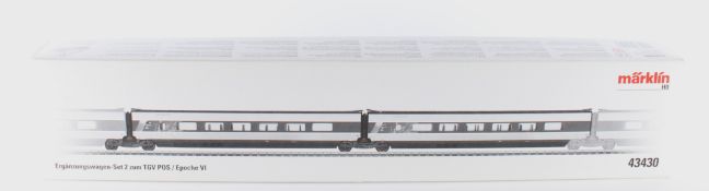 Märklin Ergänzungswagen-Set TGV POS -  43430 -  Spur H0
