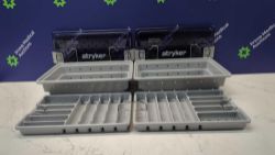 2 x Stryker Rem B REF 6400-277-000 Sterilization Cases