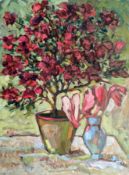 Franz, Theo (1905 Augsburg - 1993 Zempin) "Stilleben mit Alpenveilchen"