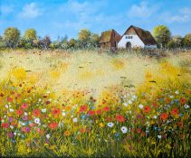 Blume, Lina (1962 Naumburg, lebt in Schildow) "Sommerwiese“